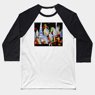 Abstract city London 0466 Baseball T-Shirt